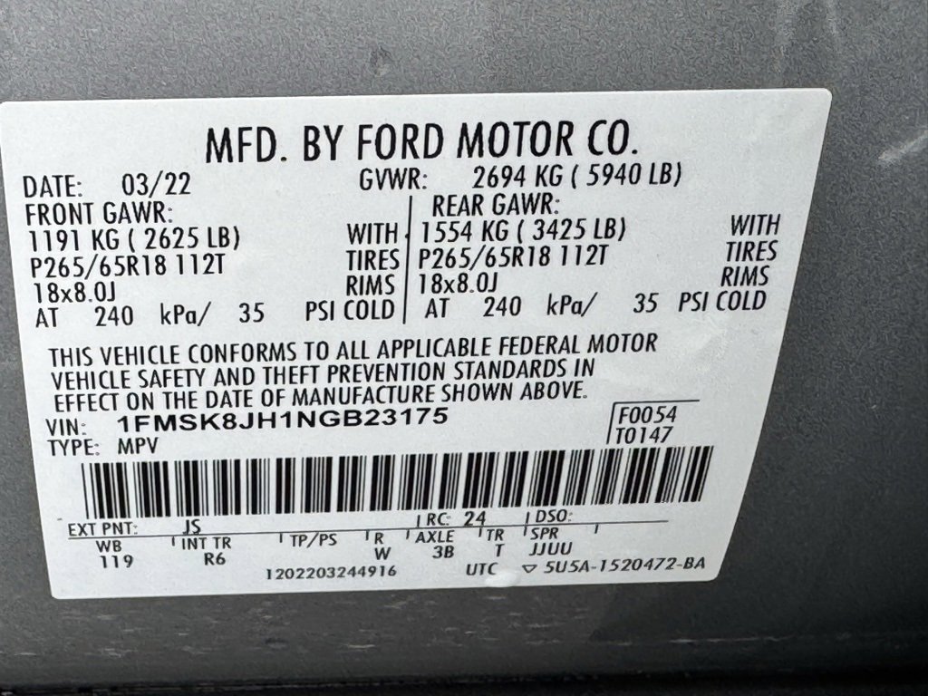 Used 2022 Ford Explorer Timberline image 47