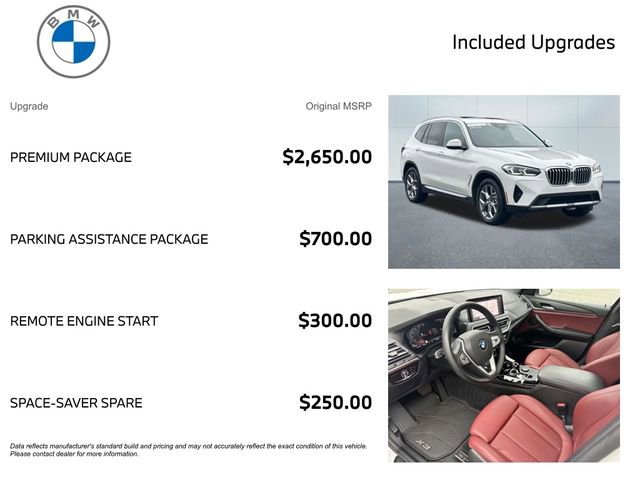 Certified 2023 BMW X3 xDrive30i w/ Premium Package image 3