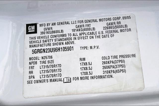 Used 2006 HUMMER H2 AWD/4WD image 36
