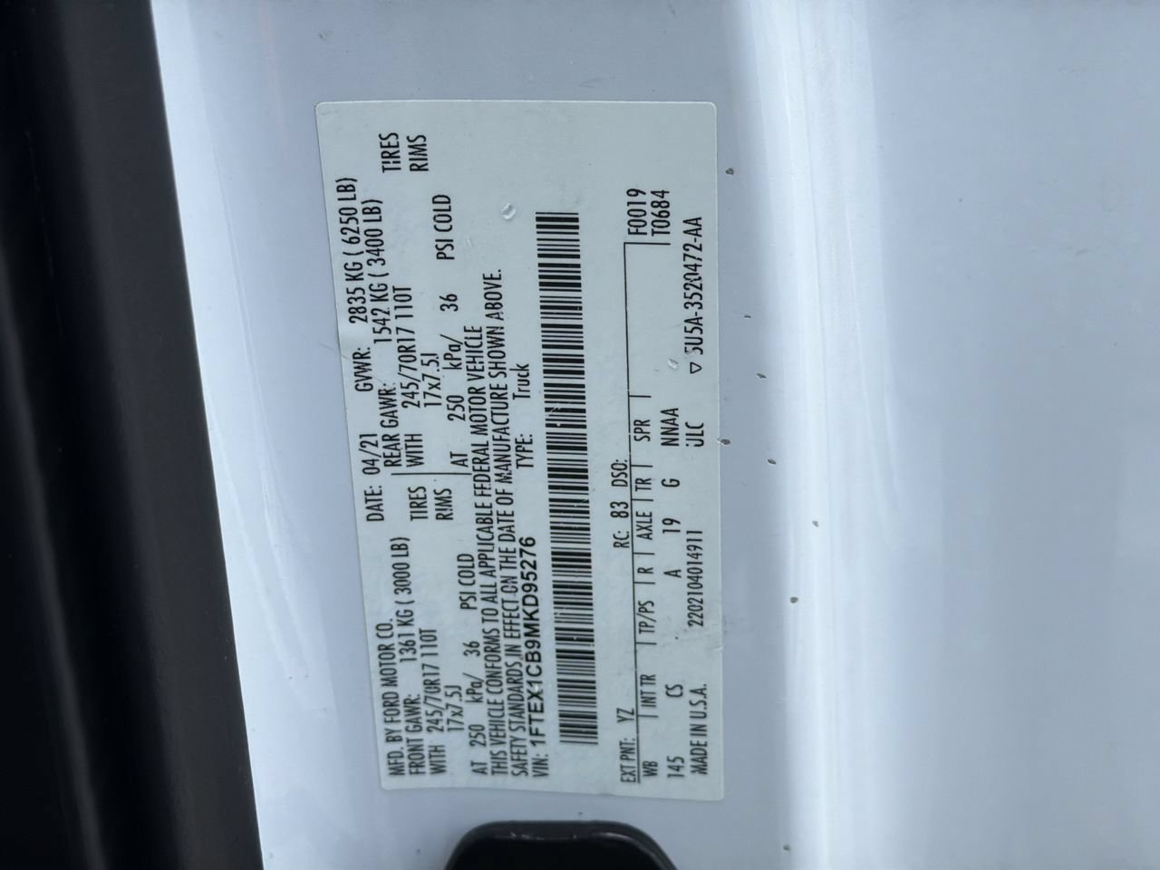 Used 2021 Ford F150 XL w/ XL Power Equipment Group RWD image 32