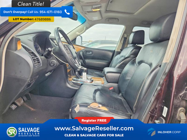 Used 2014 INFINITI QX80 4WD w/ Theater Package image 9