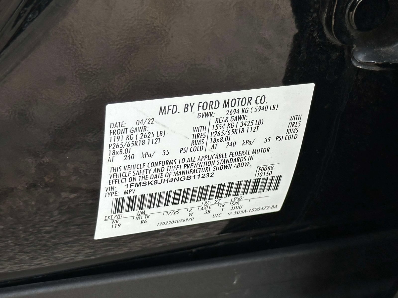 Used 2022 Ford Explorer Timberline AWD/4WD image 27