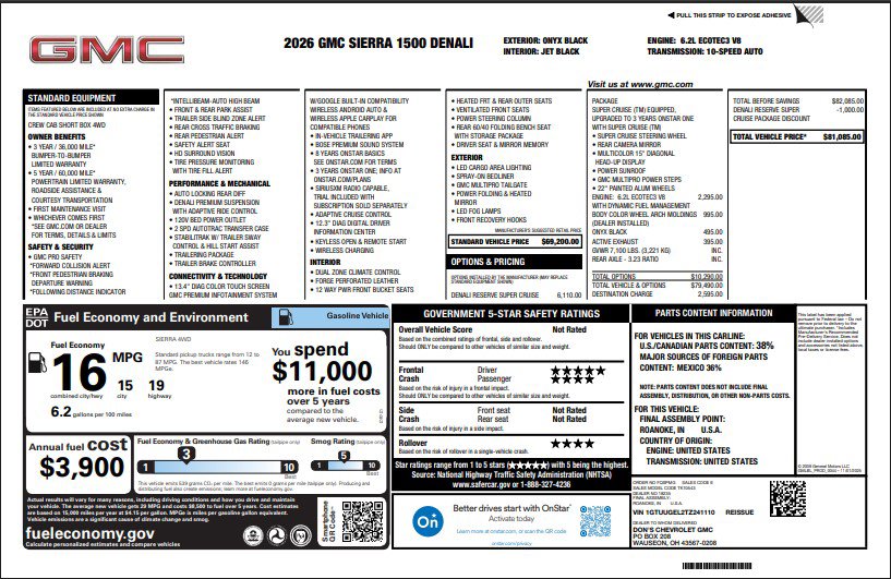 New 2026 GMC Sierra 1500 Denali image 4