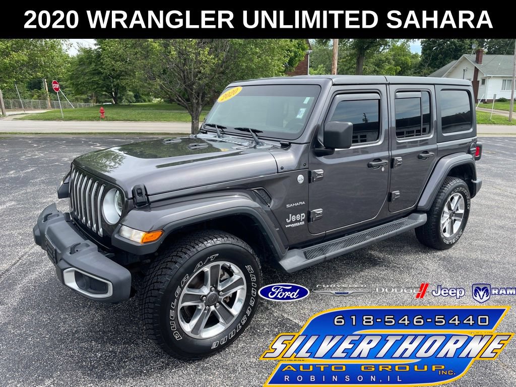 Used 2020 Jeep Wrangler Unlimited Sahara AWD/4WD image 1