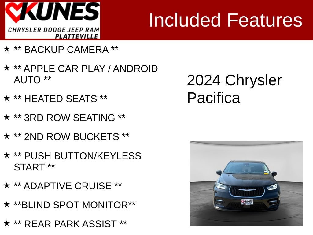 Used 2024 Chrysler Pacifica Touring-L FWD image 2