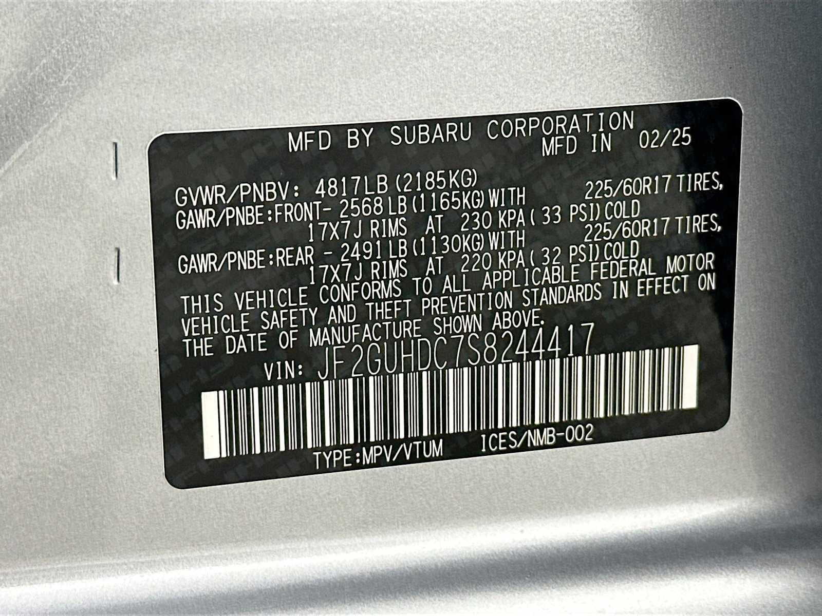 Certified 2025 Subaru Crosstrek 2.0i Premium w/ Convenience Package #2 image 28