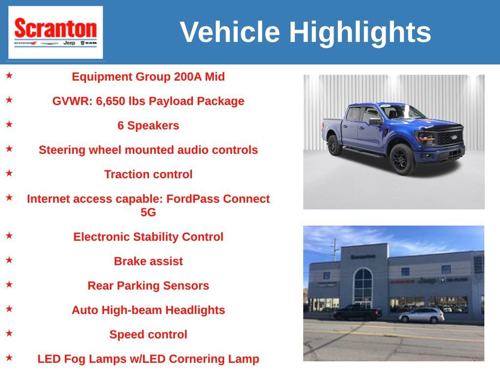 Used 2025 Ford F150 STX w/ Equipment Group 200A AWD/4WD image 6
