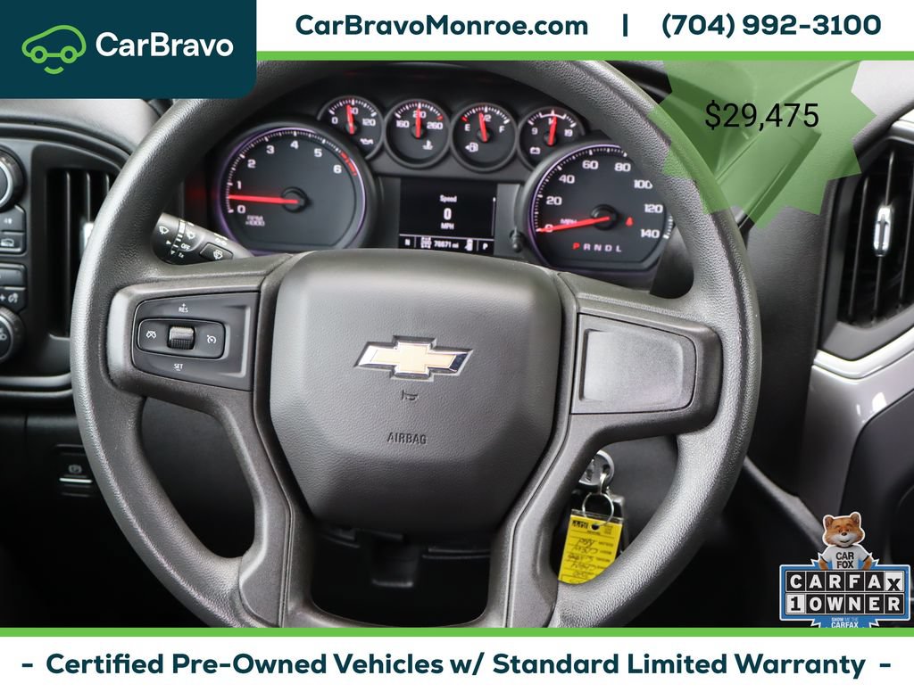Certified 2020 Chevrolet Silverado 1500 Custom w/ Custom Value Package AWD/4WD image 23