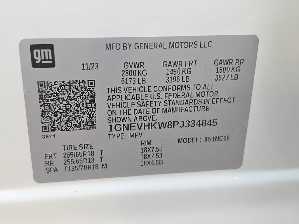 Certified 2023 Chevrolet Traverse LT AWD/4WD image 32