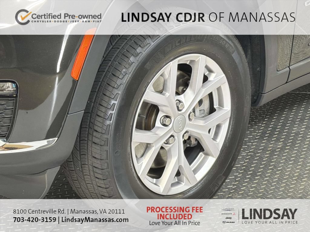 Certified 2022 Jeep Grand Cherokee L Limited AWD/4WD image 11