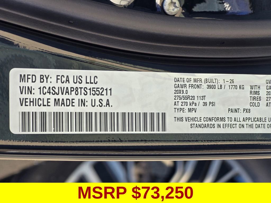 New 2026 Jeep Grand Wagoneer 4WD w/ Premium Group I image 46