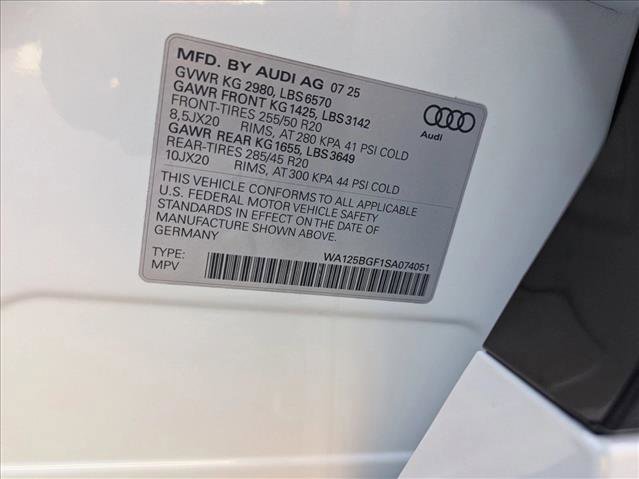 New 2025 Audi SQ6 e-tron Premium Plus image 22