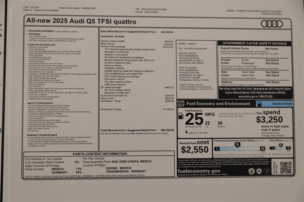 New 2025 Audi Q5 2.0T Premium Plus image 31