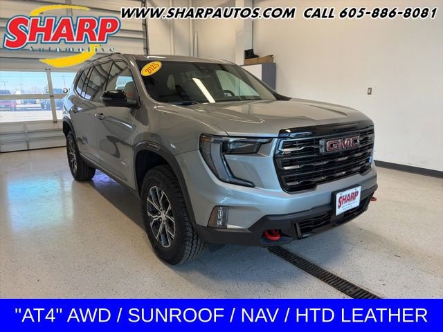 Used 2025 GMC Acadia AT4 w/ LPO, Floor Liner Package image 1