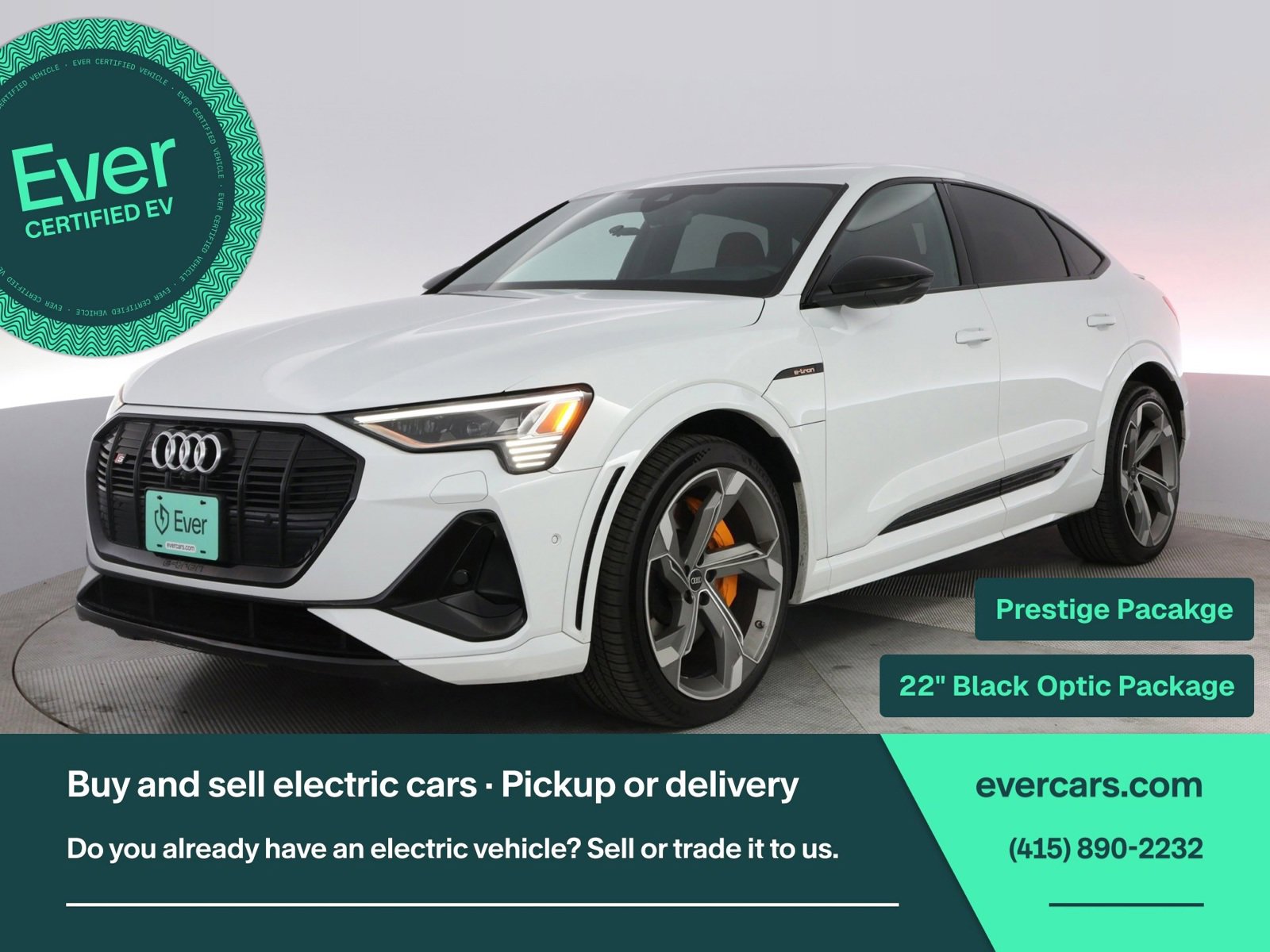 Used 2022 Audi e-tron S Prestige w/ Prestige Package