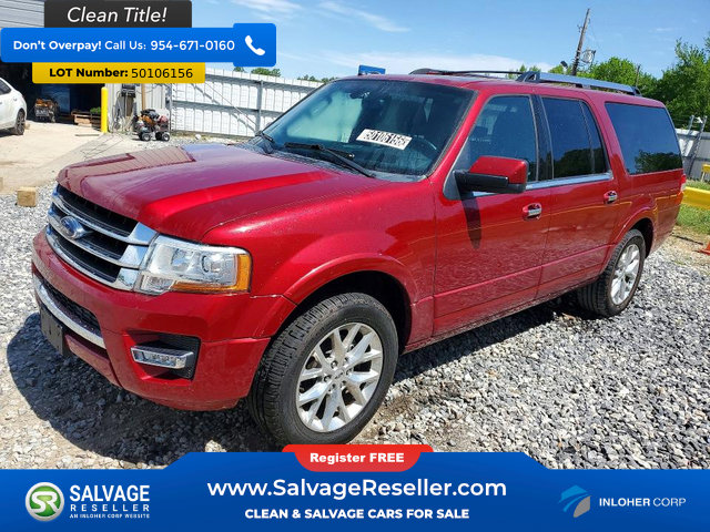 Used 2016 Ford Expedition EL Limited w/ Equipment Group 301A RWD image 1