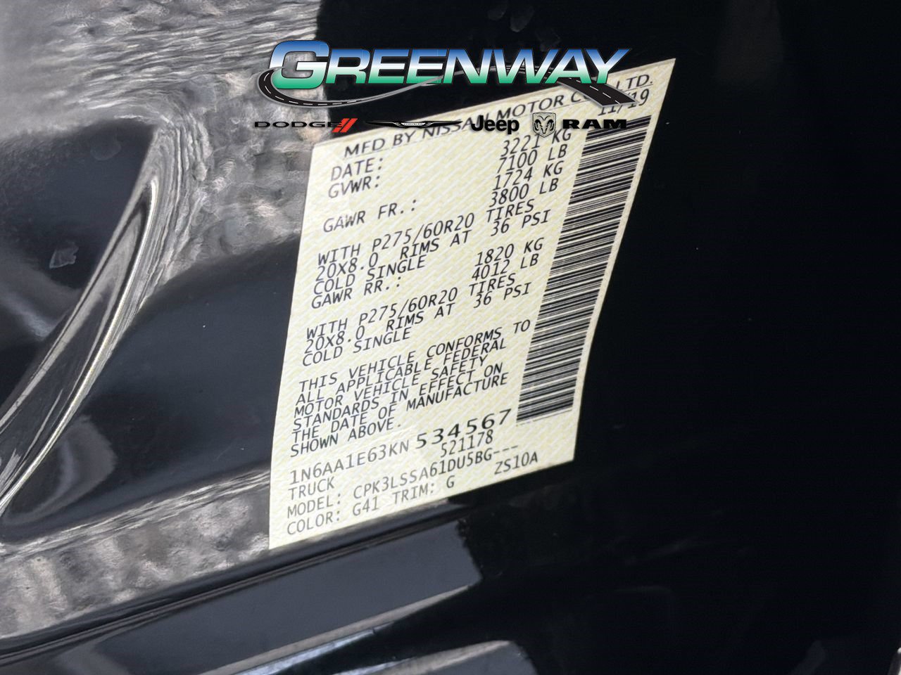 Used 2019 Nissan Titan SV w/ SV Convenience Package RWD image 34