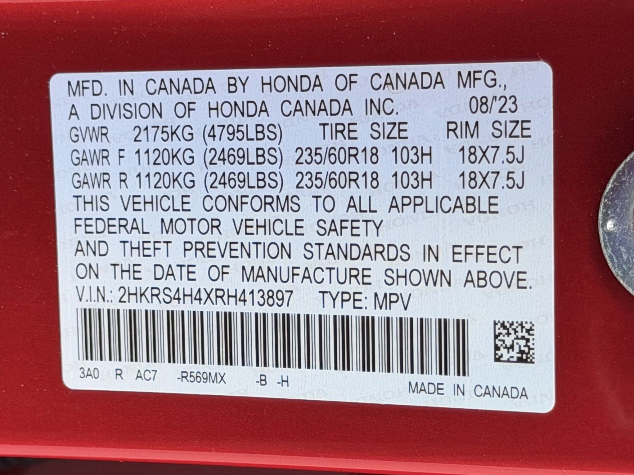 Certified 2024 Honda CR-V EX image 26