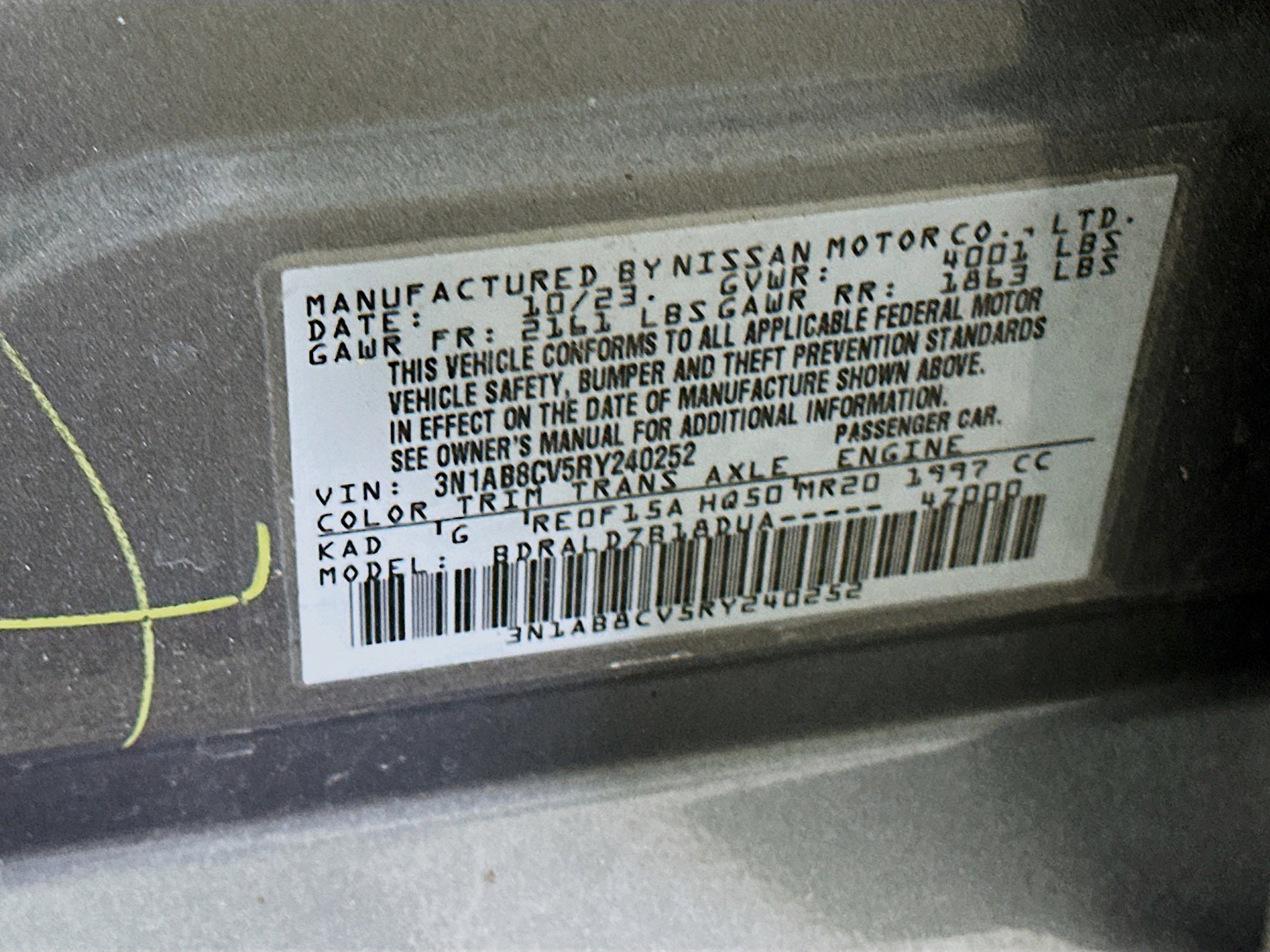 Used 2024 Nissan Sentra SV image 12