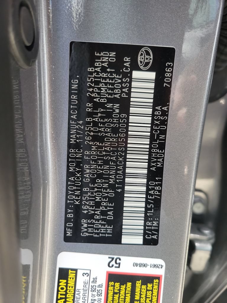 Certified 2025 Toyota Camry SE w/ Convenience Package FWD image 39