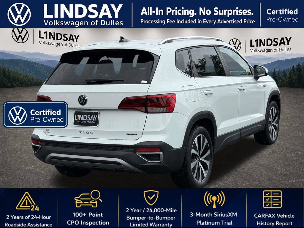 Certified 2022 Volkswagen Taos SE AWD/4WD image 8