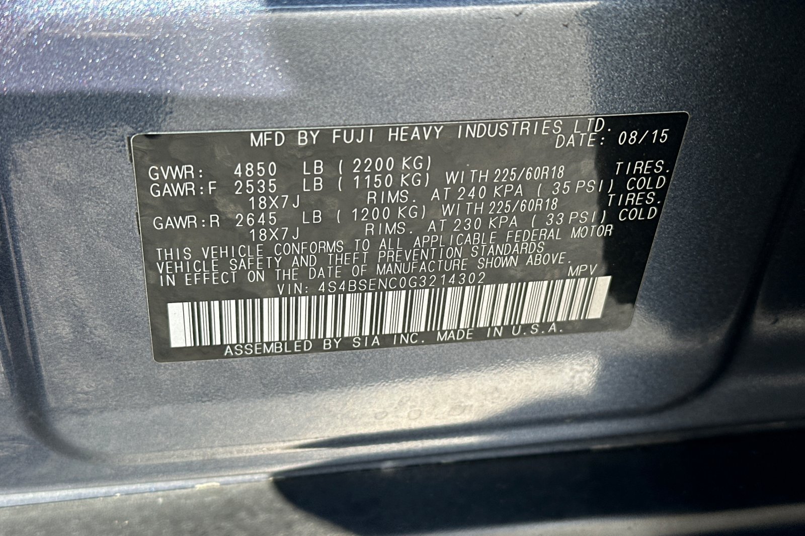 Used 2016 Subaru Outback 3.6R Limited AWD/4WD image 29