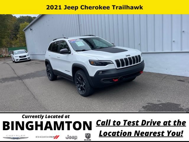 Used 2021 Jeep Cherokee Trailhawk AWD/4WD image 3