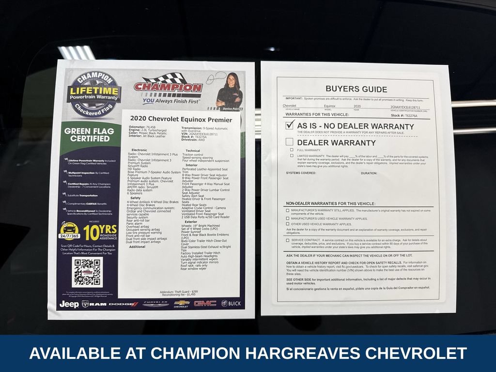 Certified 2020 Chevrolet Equinox Premier AWD/4WD image 43
