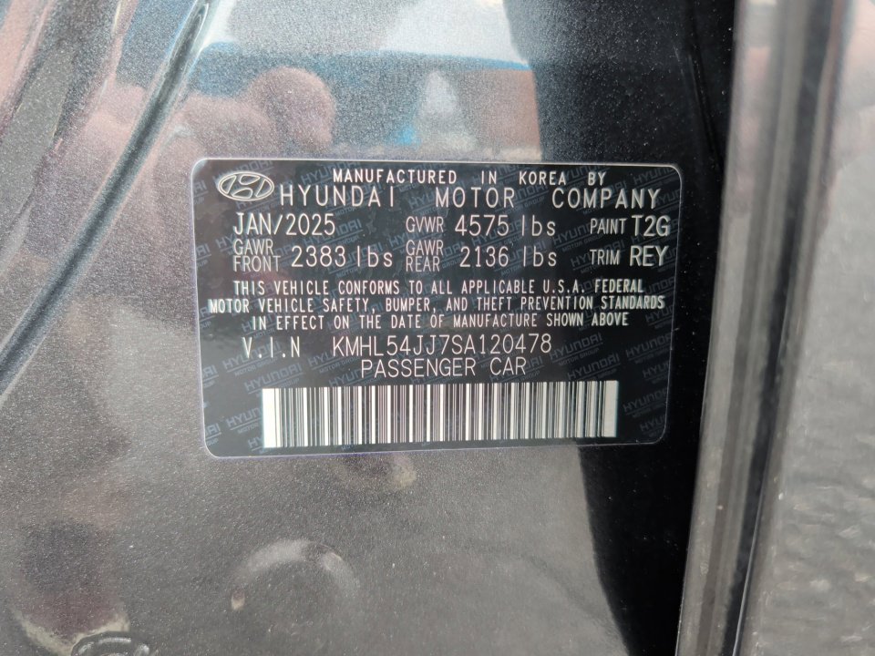 Certified 2025 Hyundai Sonata Limited FWD image 35
