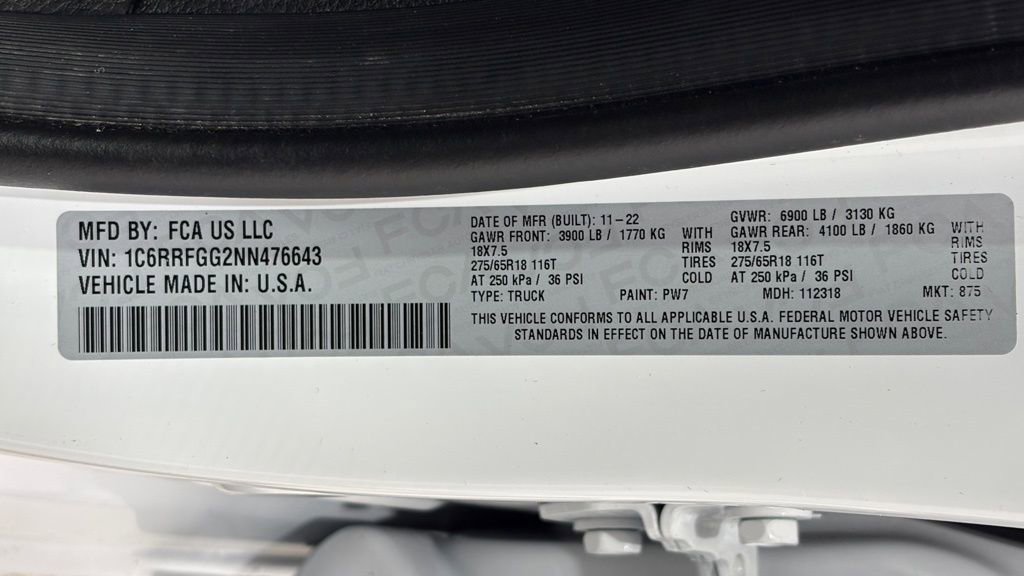 Used 2022 RAM 1500 Tradesman w/ Tradesman Group image 38