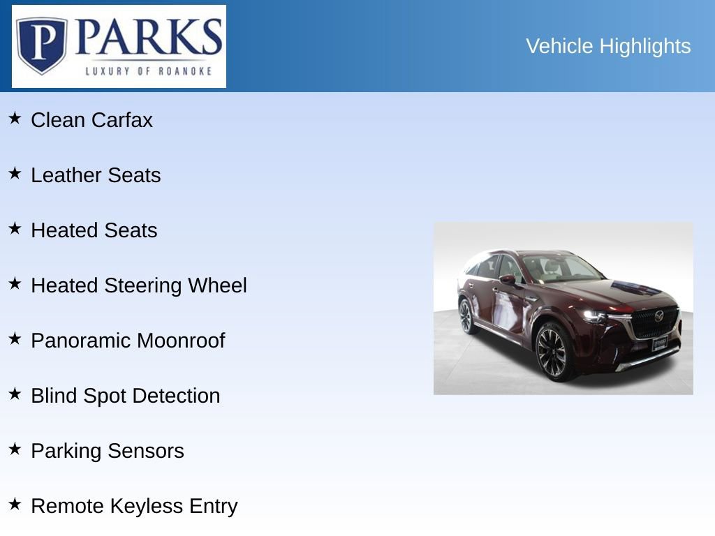 Used 2024 MAZDA CX-90 3.3 Turbo S w/ Premium Package AWD/4WD image 4