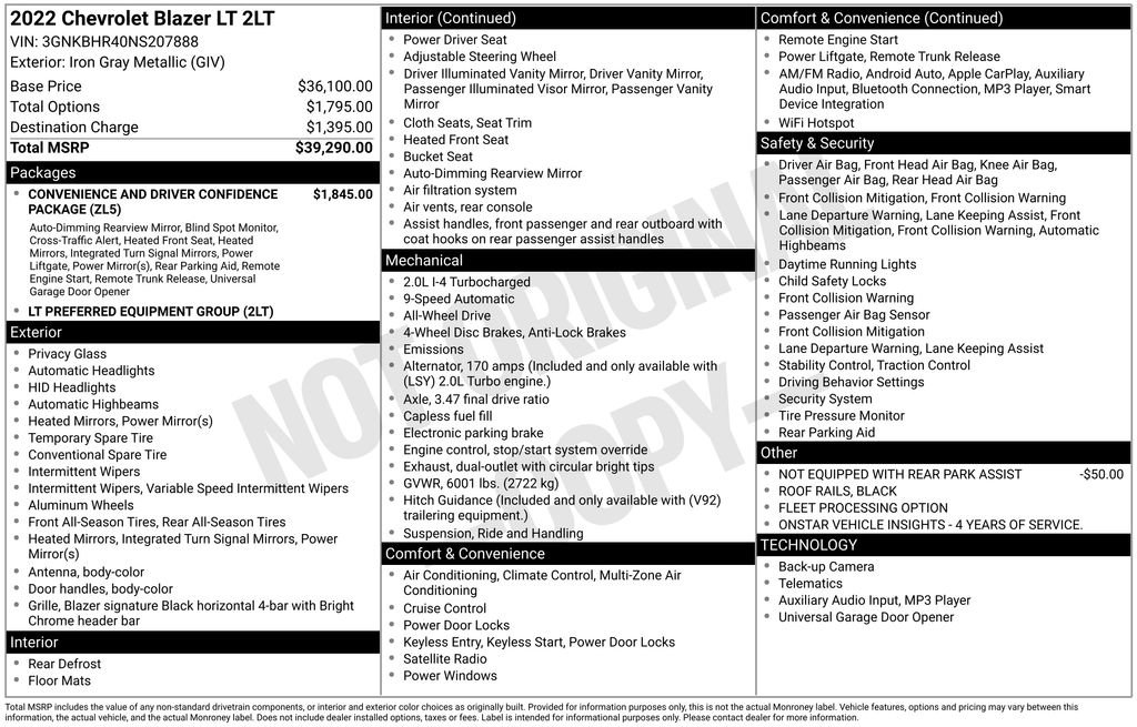 Used 2022 Chevrolet Blazer LT image 12