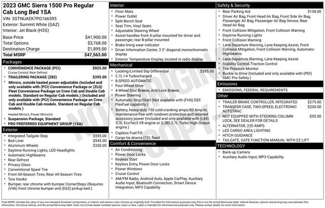 Certified 2023 GMC Sierra 1500 Pro w/ Convenience Package image 6