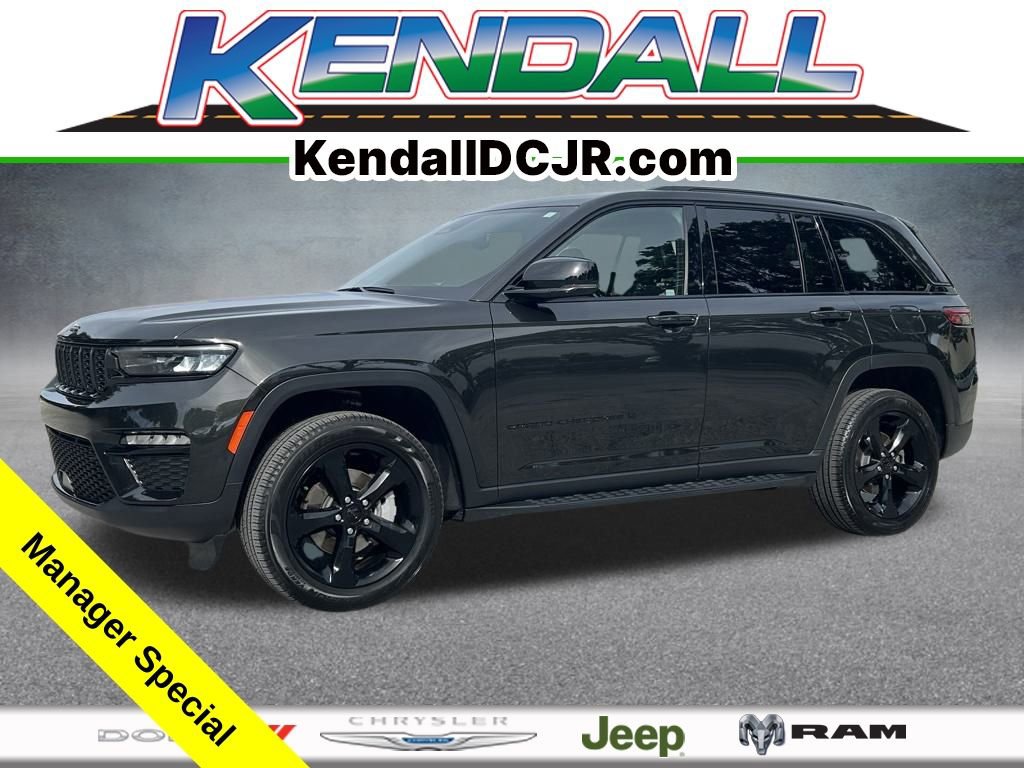 Certified 2024 Jeep Grand Cherokee Limited w/ Black Appearance Package 360° Tour