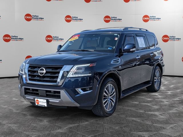 Certified 2022 Nissan Armada SL w/ Captain's Chairs Package image 1
