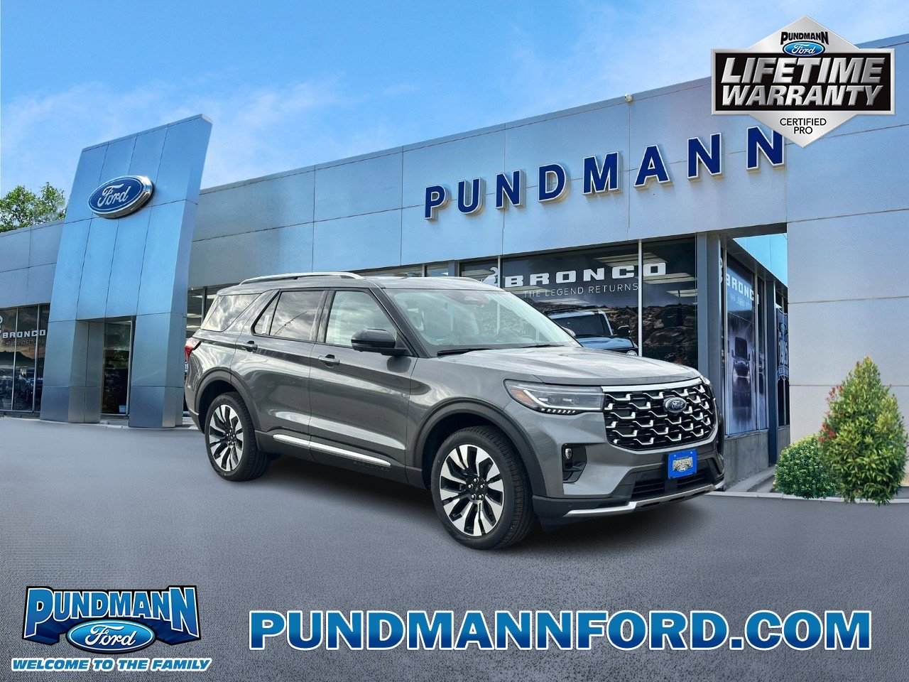 New 2026 Ford Explorer Platinum