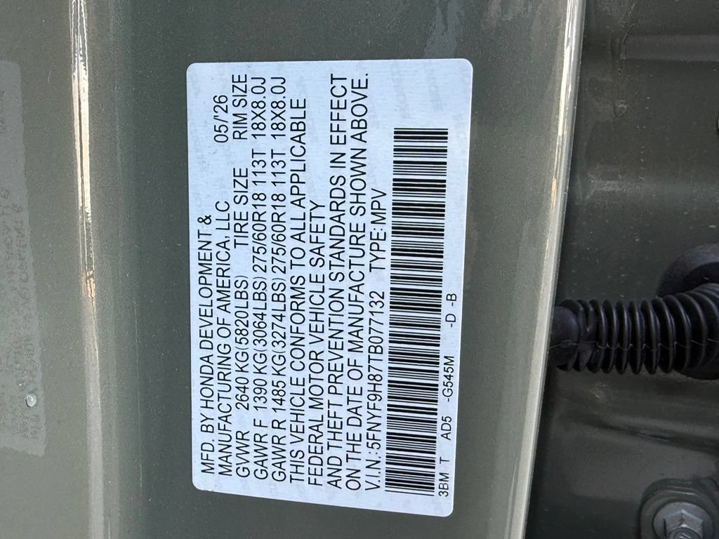 Certified 2026 Honda Passport TrailSport Elite image 31