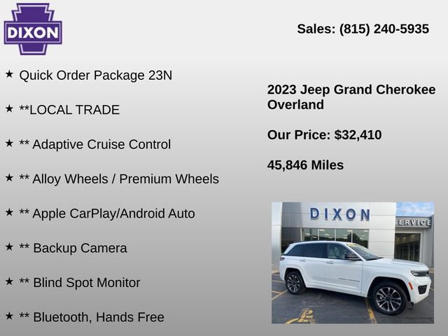 Used 2023 Jeep Grand Cherokee Overland image 4