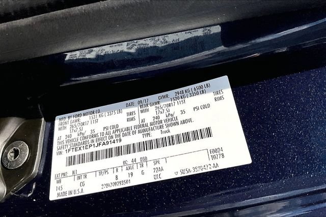 Used 2018 Ford F150 XL w/ Equipment Group 101A Mid AWD/4WD image 15