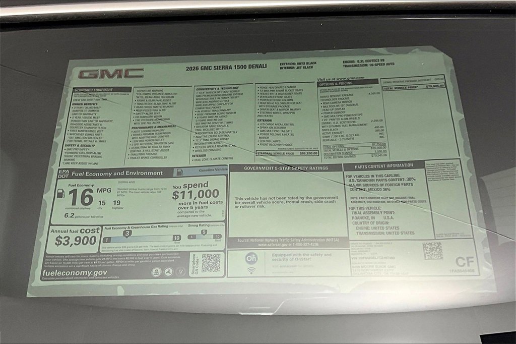 New 2026 GMC Sierra 1500 Denali w/ Denali Reserve Package image 14