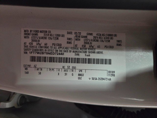 Used 2022 Ford F250 Lariat w/ Chrome Package image 97