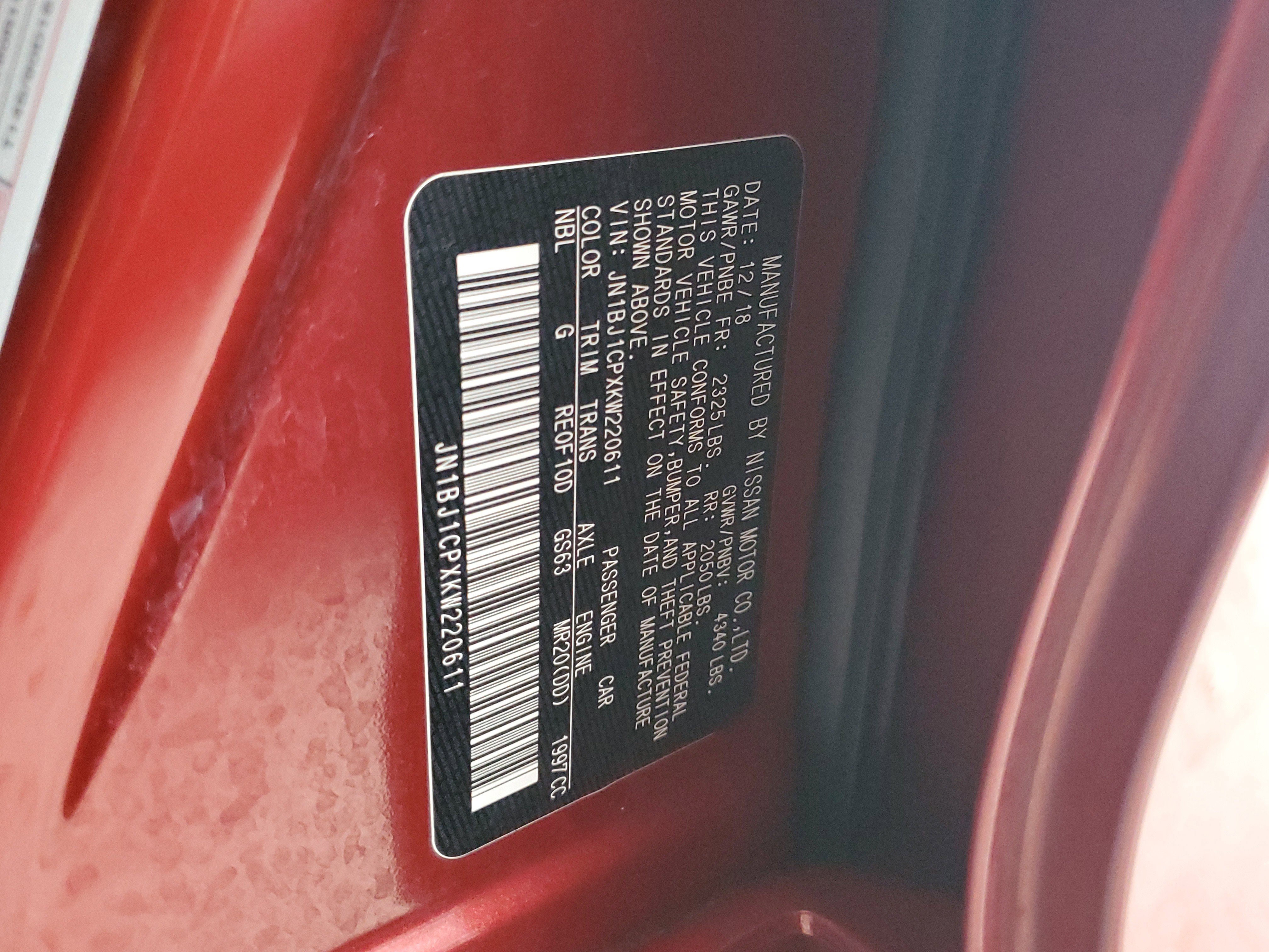 Used 2019 Nissan Rogue Sport S w/ Appearance Package image 30