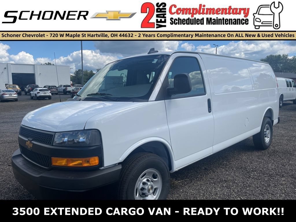 New 2025 Chevrolet Express 3500 Extended w/ Driver Convenience Package RWD image 1