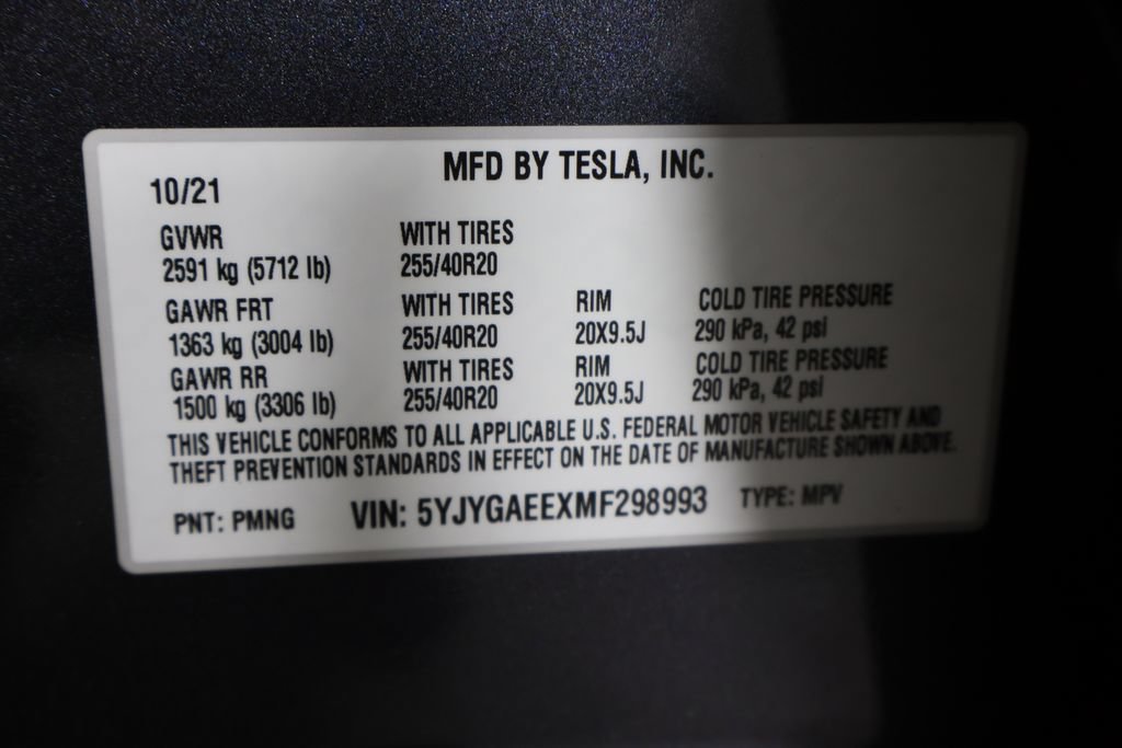 Used 2021 Tesla Model Y Long Range AWD/4WD image 40