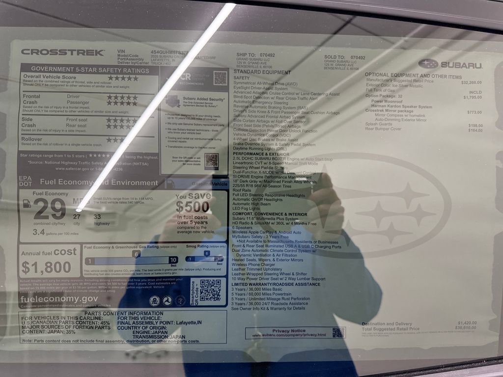 New 2025 Subaru Crosstrek 2.5i Limited image 26