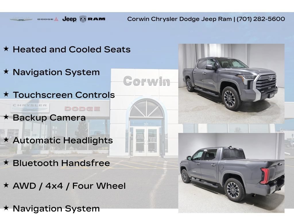 Used 2023 Toyota Tundra Limited AWD/4WD image 8