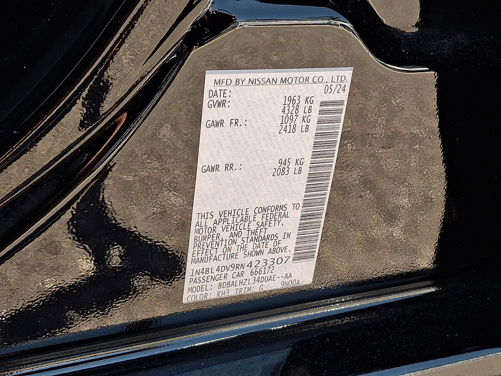 Certified 2024 Nissan Altima 2.5 SV w/ SV Premium Package FWD image 27