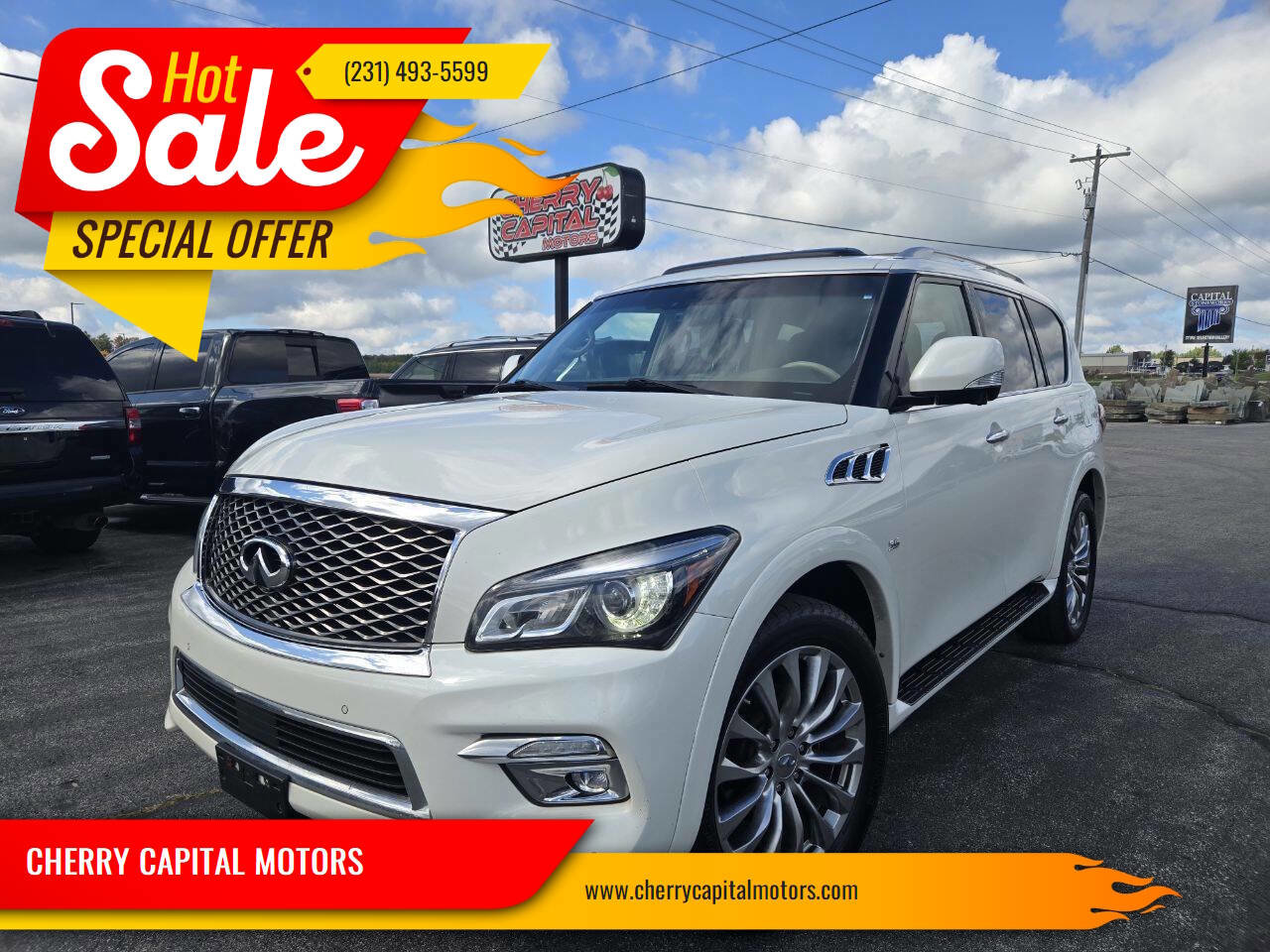Used 2016 INFINITI QX80 Luxe w/ 22" Wheel Package