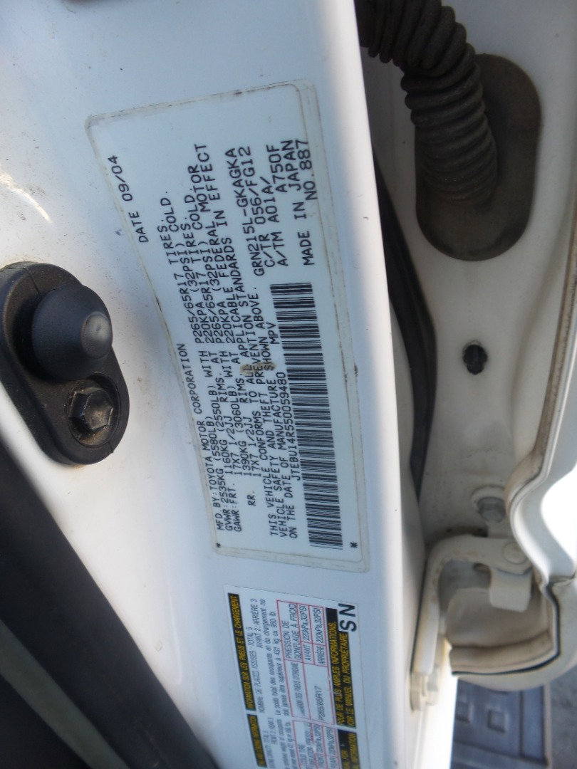 Used 2005 Toyota 4Runner SR5 AWD/4WD image 84