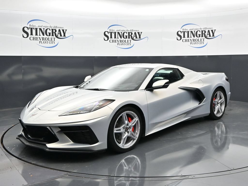 Used 2023 Chevrolet Corvette Stingray Preferred Conv w/ Chrome Exterior Badge Package RWD image 3